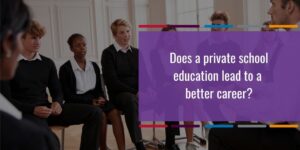 Does a private school education lead to a better career?